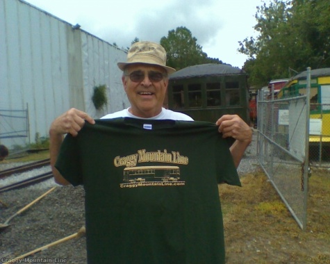 Ed Clinger with his new CML shirt