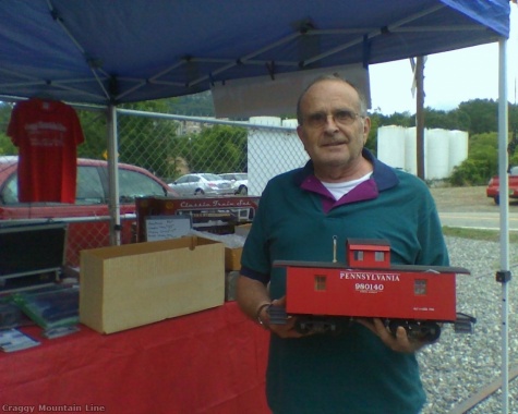 We would like to thank Bob Scott for his generous donation of the Pennsylvania caboose model.